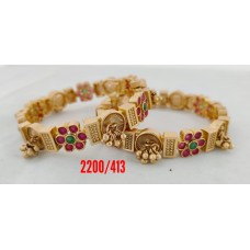 Fashion Traditional Gold Plated Bangles For Women