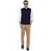 Half Sleeve Self Design Men Nehru  Jacket