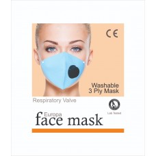 Washable Face Mask with respiratory valve