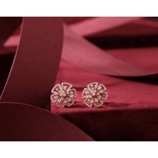 18k Gold Diamond Earrings