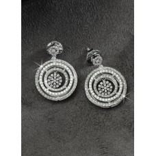 18k Gold Diamond Earrings 