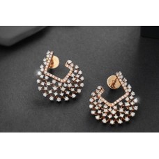 18k Gold Diamond Earrings 