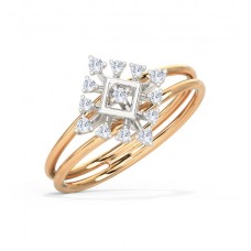 18k Gold Diamond Ring